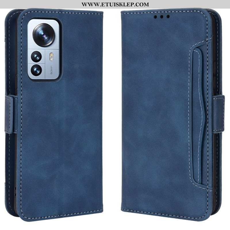 Etui Folio do Xiaomi 12 Pro Wielokartowa Klasa Premier